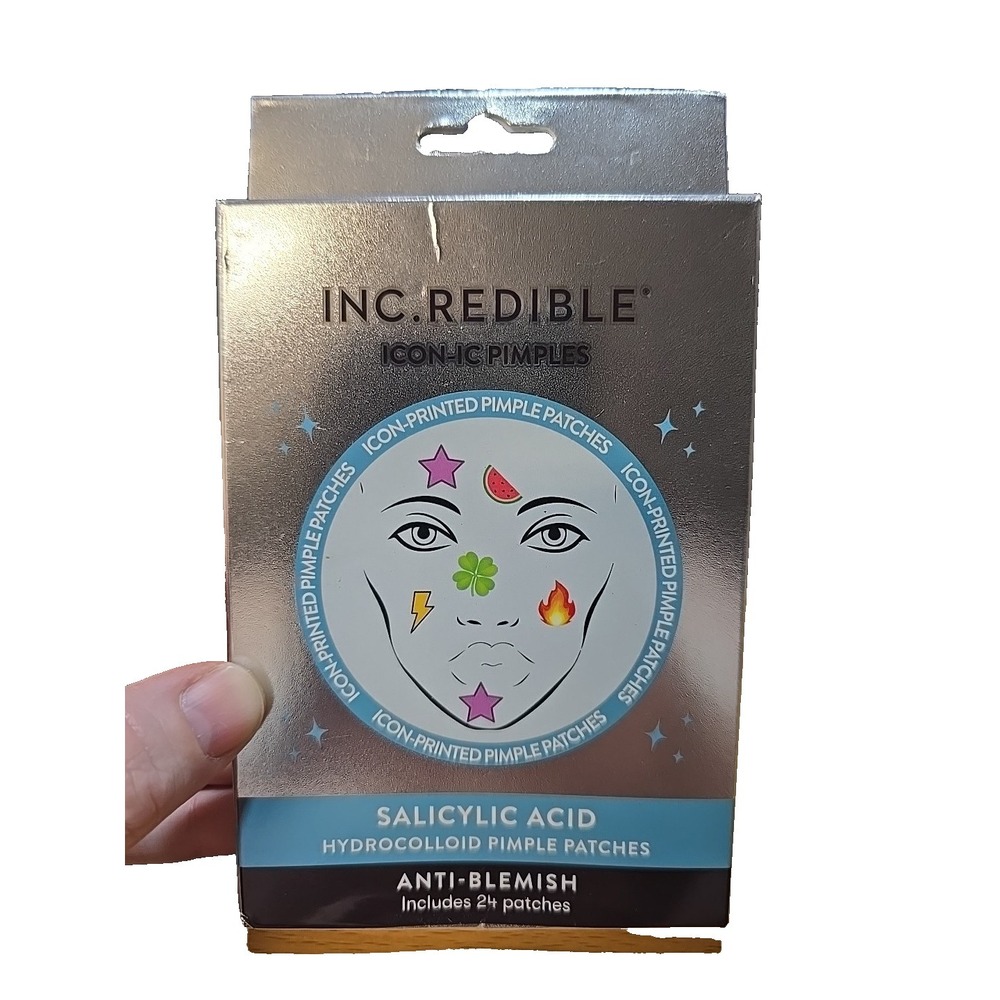 Inc.redible Icon-ic Pimples Salicylic Acid Pimple Patches 24 Ct New Sealed 06-26
